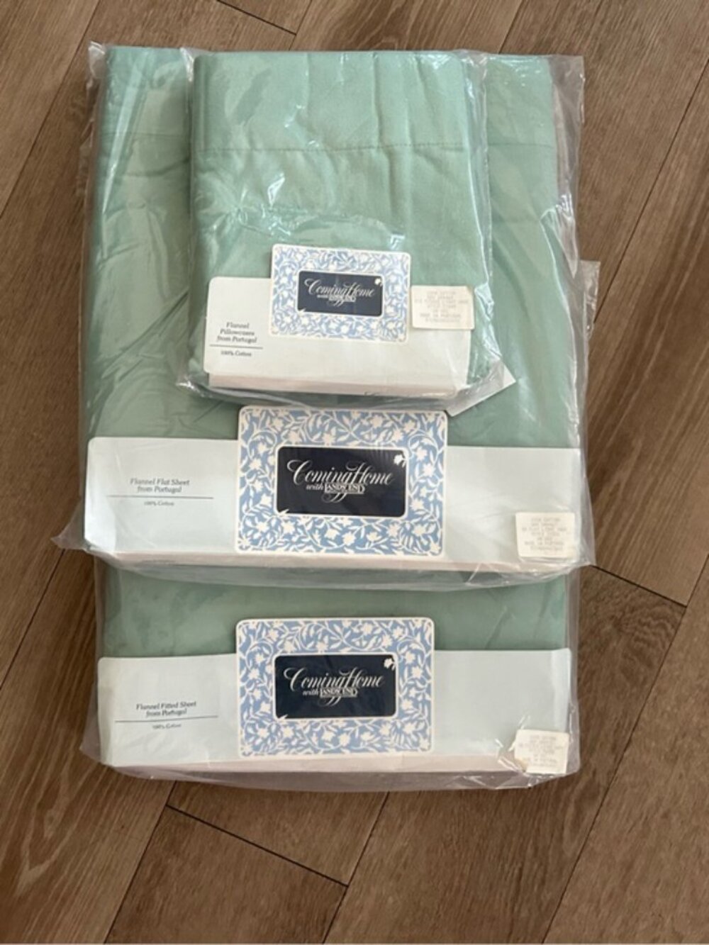 Lands End Coming Home Full Flannel Set Sheet